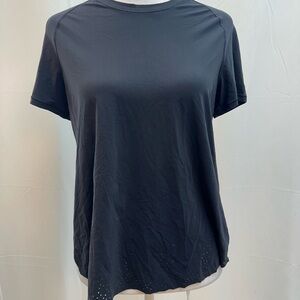 lululemon athletica Black Short Sleeve Breathable Tee